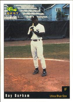 1991 Classic Best Utica Blue Sox #6 Ray Durham Front