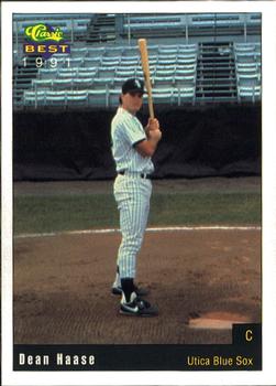 1991 Classic Best Utica Blue Sox #11 Dean Haase Front