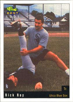 1991 Classic Best Utica Blue Sox #25 Rick Ray Front