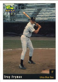 1991 Classic Best Utica Blue Sox #27 Troy Fryman Front