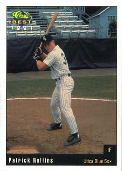 1991 Classic Best Utica Blue Sox #28 Patrick Rollins Front