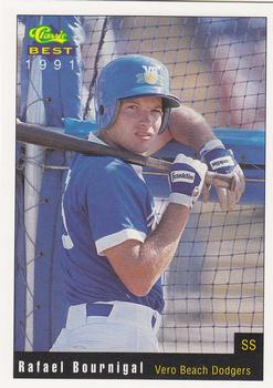 1991 Classic Best Vero Beach Dodgers #17 Rafael Bournigal Front