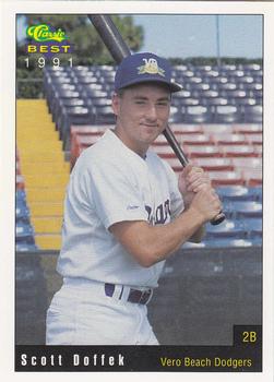 1991 Classic Best Vero Beach Dodgers #19 Scott Doffek Front