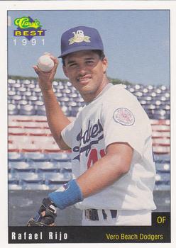 1991 Classic Best Vero Beach Dodgers #25 Rafael Rijo Front