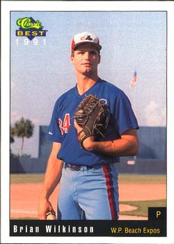 1991 Classic Best West Palm Beach Expos #14 Brian Wilkinson Front