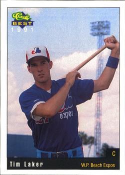 1991 Classic Best West Palm Beach Expos #16 Tim Laker Front