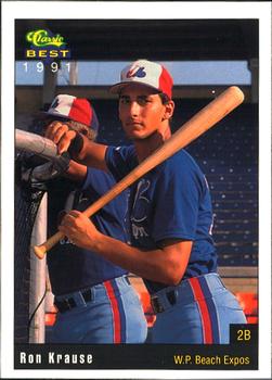 1991 Classic Best West Palm Beach Expos #21 Ron Krause Front