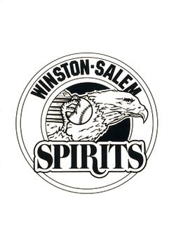 1991 Classic Best Winston-Salem Spirits #NNO Winston-Salem Spirits logo Back