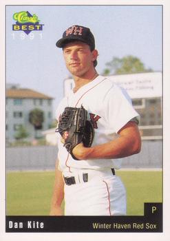 1991 Classic Best Winter Haven Red Sox #3 Dan Kite Front
