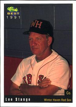 1991 Classic Best Winter Haven Red Sox #16 Lee Stange Front