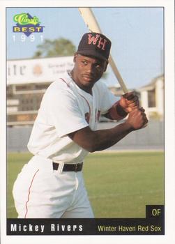 1991 Classic Best Winter Haven Red Sox #24 Mickey Rivers Front