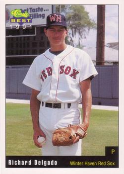 1991 Classic Best Winter Haven Red Sox #29 Richard Delgado Front