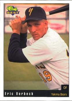 1991 Classic Best Yakima Bears #2 Eric Vorbeck Front