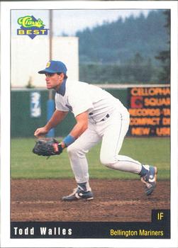 1991 Classic Best Bellingham Mariners #8 Todd Walles Front