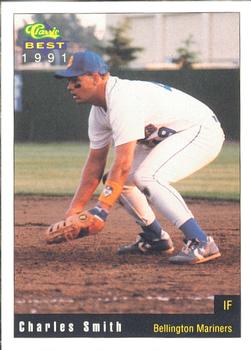 1991 Classic Best Bellingham Mariners #12 Charles Smith Front