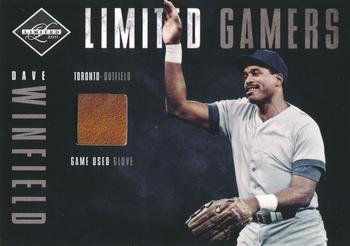 2011 Panini Limited - Gamers Gloves #14 Dave Winfield Front