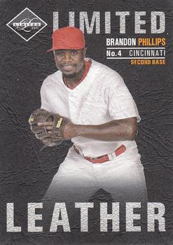 2011 Panini Limited - Leather #2 Brandon Phillips Front