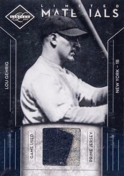 2011 Panini Limited - Materials Prime #19 Lou Gehrig Front