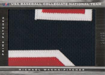 2011 Panini Limited - USA Baseball National Teams Prime Patches #20 Michael Wacha Front