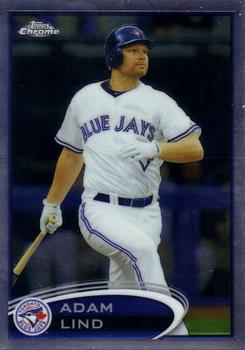 2012 Topps Chrome #105 Adam Lind Front