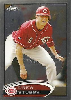 2012 Topps Chrome #135 Drew Stubbs Front