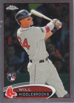 2012 Topps Chrome #197 Will Middlebrooks Front