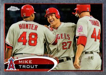 2012 Topps Chrome #144 Mike Trout Front