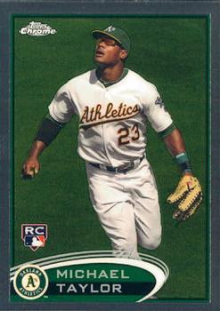 2012 Topps Chrome #171 Michael Taylor Front