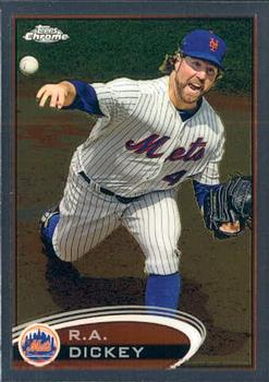 2012 Topps Chrome #215 R.A. Dickey Front