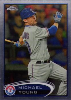 2012 Topps Chrome #68 Michael Young Front