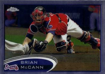 2012 Topps Chrome #9 Brian McCann Front
