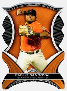 2012 Topps Chrome - Dynamic Die Cuts #DD-PS Pablo Sandoval Front