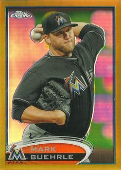 2012 Topps Chrome - Gold Refractors #216 Mark Buehrle Front
