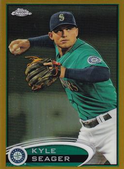 2012 Topps Chrome - Gold Refractors #219 Kyle Seager Front