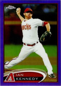 2012 Topps Chrome - Purple Refractors #11 Ian Kennedy Front