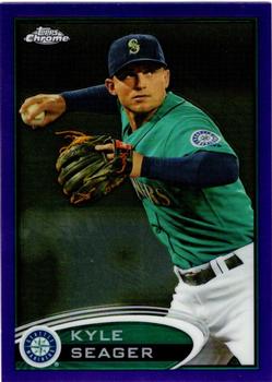 2012 Topps Chrome - Purple Refractors #219 Kyle Seager Front