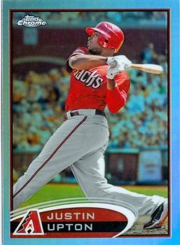 2012 Topps Chrome - Refractors #10 Justin Upton Front