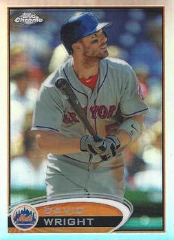 2012 Topps Chrome - Refractors #41 David Wright Front