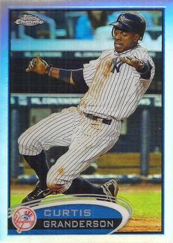 2012 Topps Chrome - Refractors #60 Curtis Granderson Front