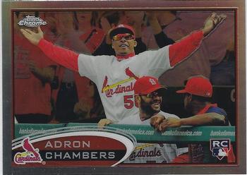 2012 Topps Chrome - Refractors #153 Adron Chambers Front