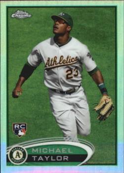 2012 Topps Chrome - Refractors #171 Michael Taylor Front