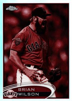 2012 Topps Chrome - Sepia Refractors #98 Brian Wilson Front