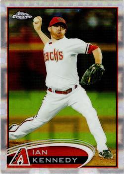 2012 Topps Chrome - X-Fractors #11 Ian Kennedy Front