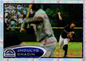 2012 Topps Chrome - X-Fractors #44 Jhoulys Chacin Front