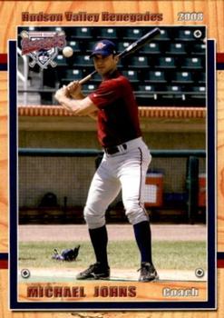 2008 Grandstand Hudson Valley Renegades #NNO Michael Johns Front