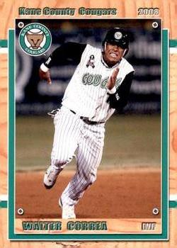 2008 Grandstand Kane County Cougars #NNO Walter Correa Front