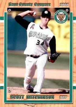 2008 Grandstand Kane County Cougars #NNO Scott Mitchinson Front