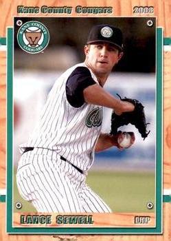 2008 Grandstand Kane County Cougars #NNO Lance Sewell Front