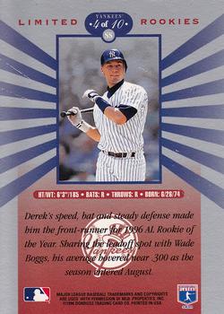 1996 Leaf Limited - Rookies #4 Derek Jeter Back