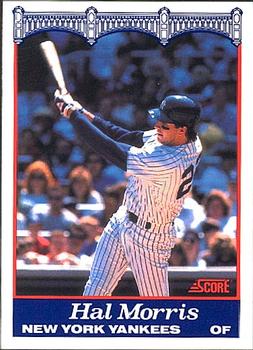 1989 Score New York Yankees #29 Hal Morris Front